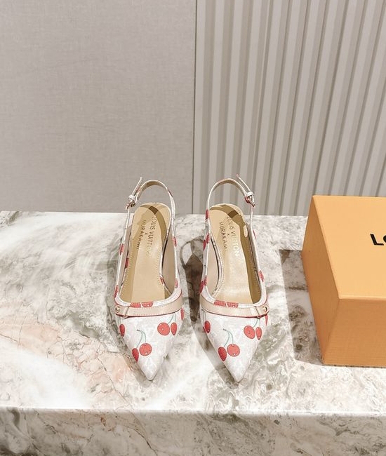 Louis Vuitton LV Chic Chunky Heel Buckle Strap Casual Shoes