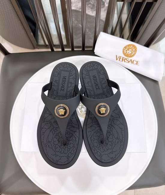 Versace Non-Slip Waterproof Matte Footbed Flip Flops