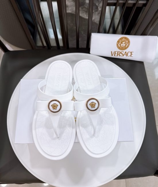Versace Non-Slip Waterproof Matte Footbed Flip Flops