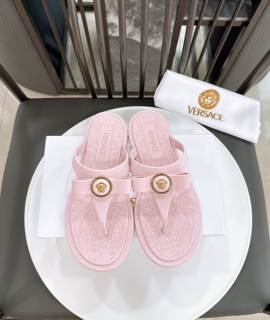 Versace Non-Slip Waterproof Matte Footbed Flip Flops
