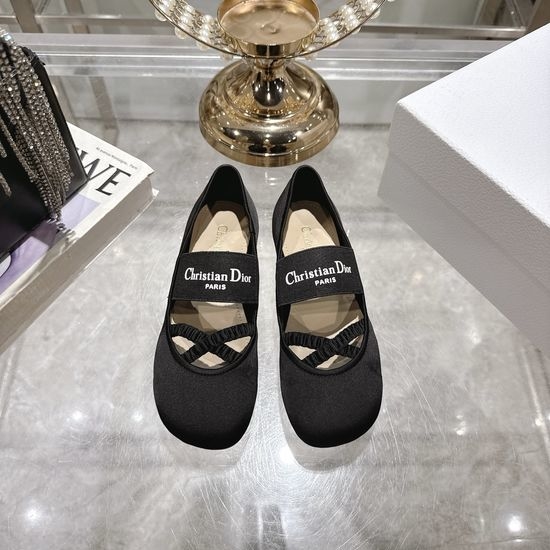 Christian Dior CD Elegant Leather Flats Comfortable Non-slip Casual Shoes