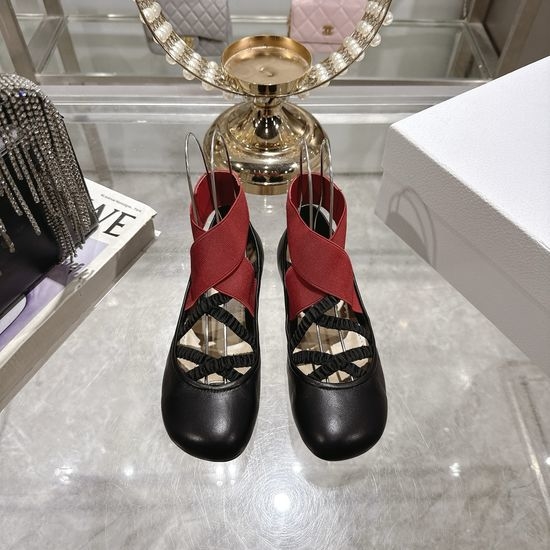 Christian Dior CD Elegant Leather Flats Comfortable Non-slip Casual Shoes