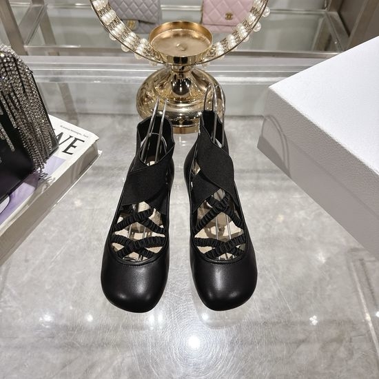 Christian Dior CD Elegant Leather Flats Comfortable Non-slip Casual Shoes