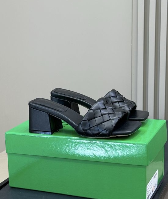 Bottega Veneta BV Woven Leather Comfort Casual Flat Mule Slides