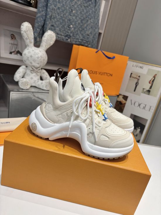 Louis Vuitton Comfortable Casual Shoes Soft Leather Upper Breathable Lining