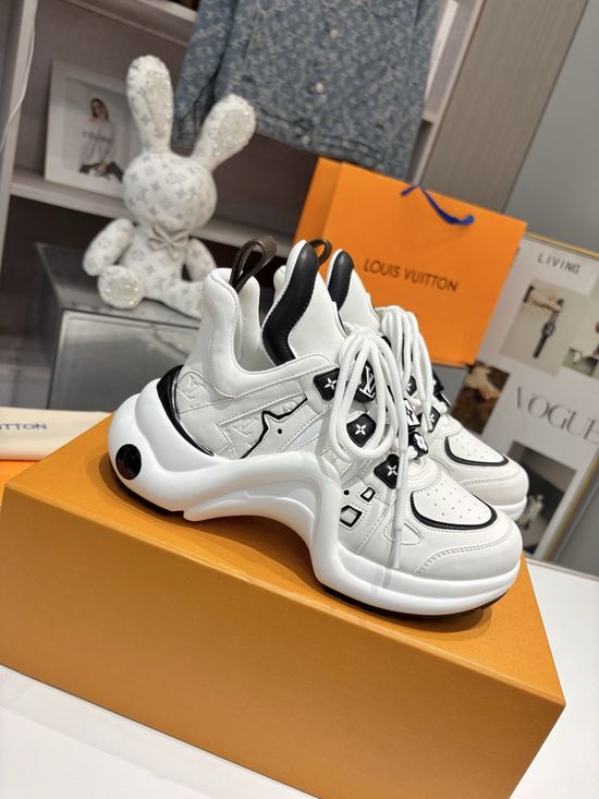 Louis Vuitton Comfortable Casual Shoes Soft Leather Upper Breathable Lining