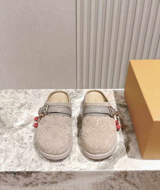 Louis Vuitton LV Classic Patterned Comfortable Casual Slide Sandals