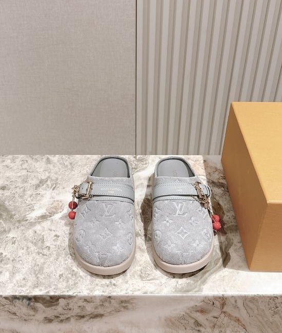 Louis Vuitton LV Classic Patterned Comfortable Casual Slide Sandals