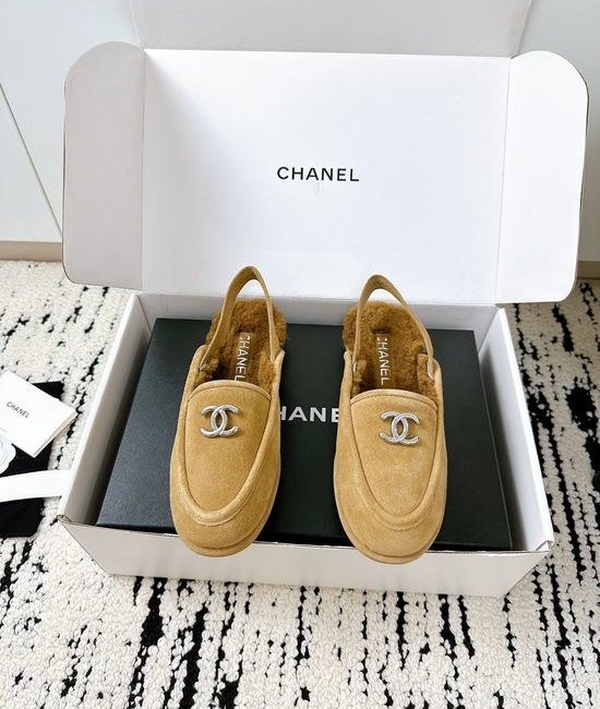 Chanel Soft Furry Slide Sandals Durable Premium Anti-slip Casual Shoes
