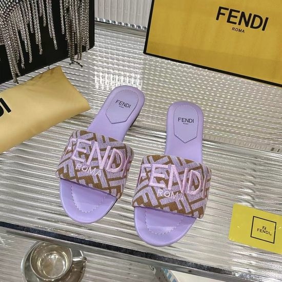 Fendi Comfort Slip On Mules With Premium Upper Material