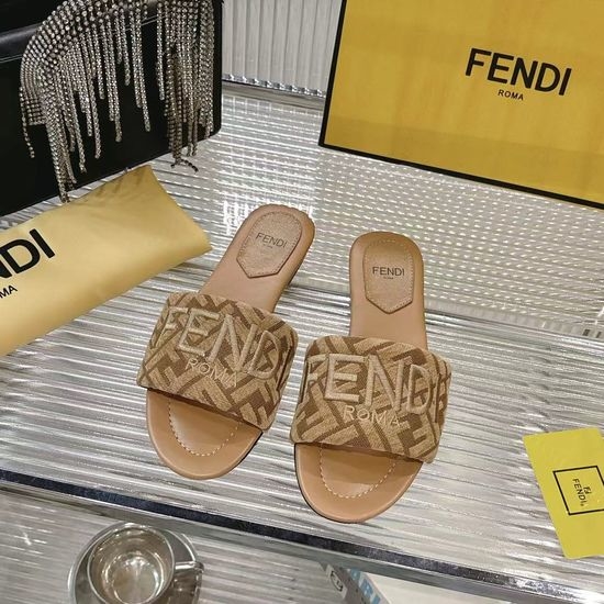Fendi Comfort Slip On Mules With Premium Upper Material
