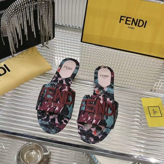 Fendi Comfort Slip On Mules With Premium Upper Material