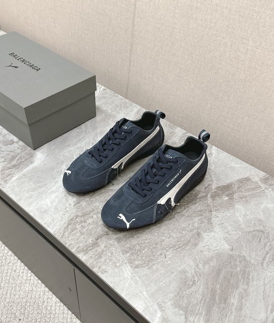 Balenciaga Vintage Distressed Suede Upper Casual Training Shoes