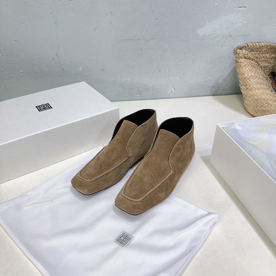Toteme Suede Slip On Chelsea Boots with Soft Leather Lining