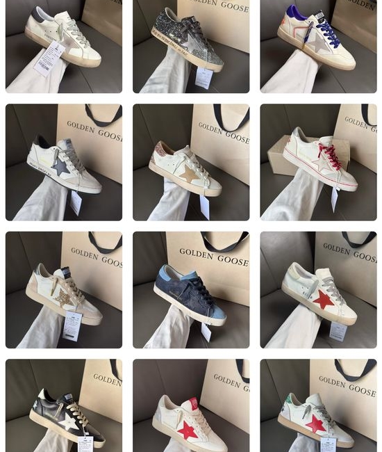 Golden Goose GGDB Basketball Style Distressed Casual Trendy Comfortable Sneakers