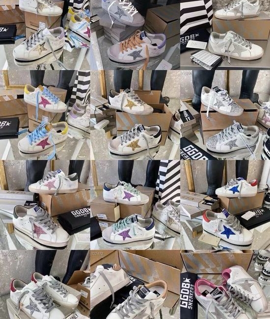 Golden Goose GGDB Classic Distressed Daily Casual Comfortable All-match Sneakers