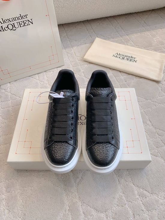 McQueen Premium Genuine Leather Platform Casual Daily Shoes