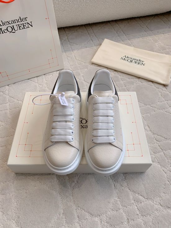 McQueen Premium Genuine Leather Platform Casual Daily Shoes