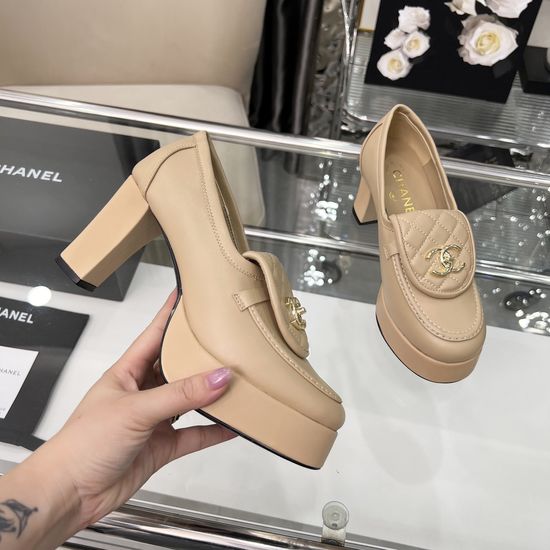 Chanel Custom-made Vintage Style Dancing Shoes with Round Toe