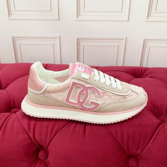Dolce & Gabbana Premium Silk Leather Shoes With Lace Details