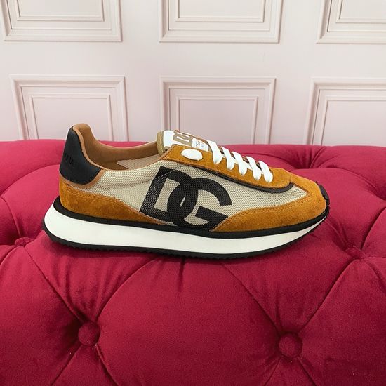 Dolce & Gabbana Premium Silk Leather Shoes With Mesh Upper