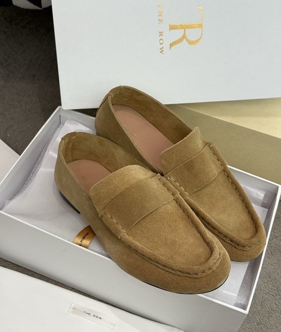 The Row Comfortable Suede Loafers with Premium Leather Sole