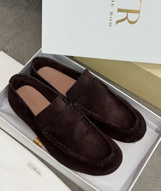 The Row Comfortable Suede Loafers with Premium Leather Sole
