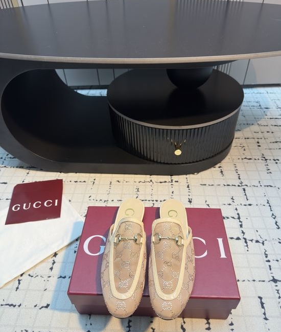 Gucci Horsebit Mule Loafers Comfortable Casual Slip On Shoes