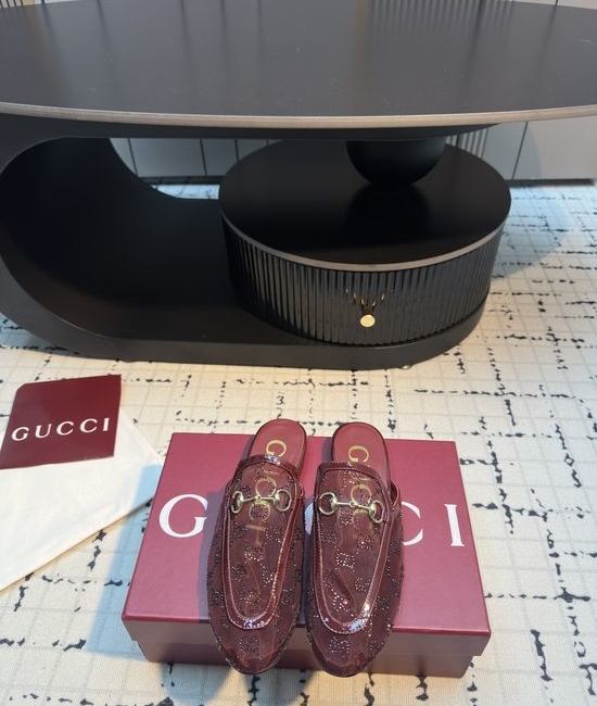 Gucci Horsebit Mule Loafers Comfortable Casual Slip On Shoes