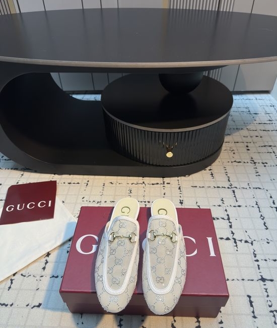 Gucci Horsebit Mule Loafers Comfortable Casual Slip On Shoes