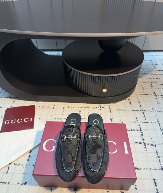 Gucci Horsebit Mule Loafers Comfortable Casual Slip On Shoes