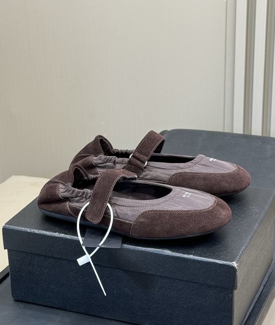Prada Suede Nylon Stitched Sneakers Lambskin Lining Ultra Light Comfort