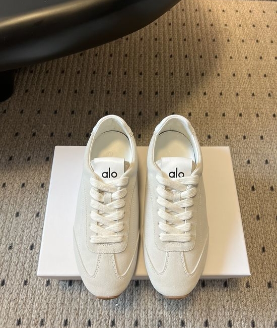 Alo Classic Suede Trainers with Lightweight Rubber Sole