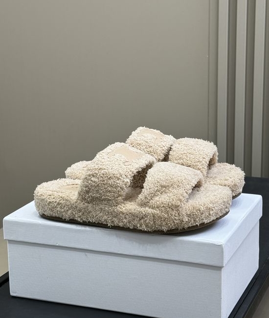 Celine Fluffy Fuzzy Slippers Soft and Warm for Daily Use