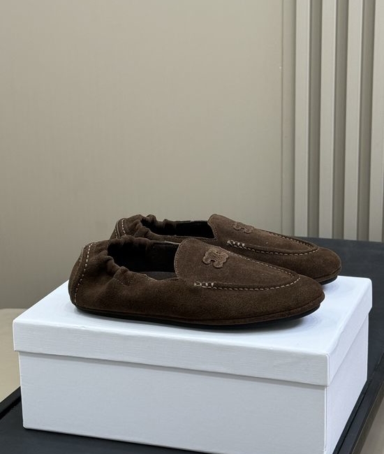 Celine Soft Suede Loafers Comfortable for Daily Wear