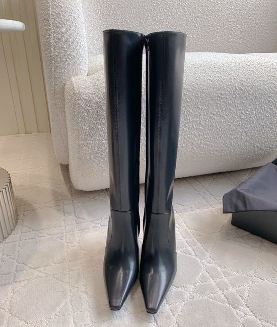 Yves Saint Laurent YSL Stiletto High-Heeled Knee-High Boots