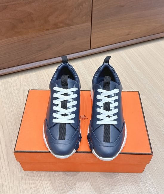 Hermes Classic Suede Leather Casual Shoes Soft Sole Comfortable Daily Footwear