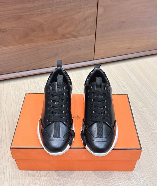 Hermes Classic Suede Leather Casual Shoes Soft Sole Comfortable Daily Footwear
