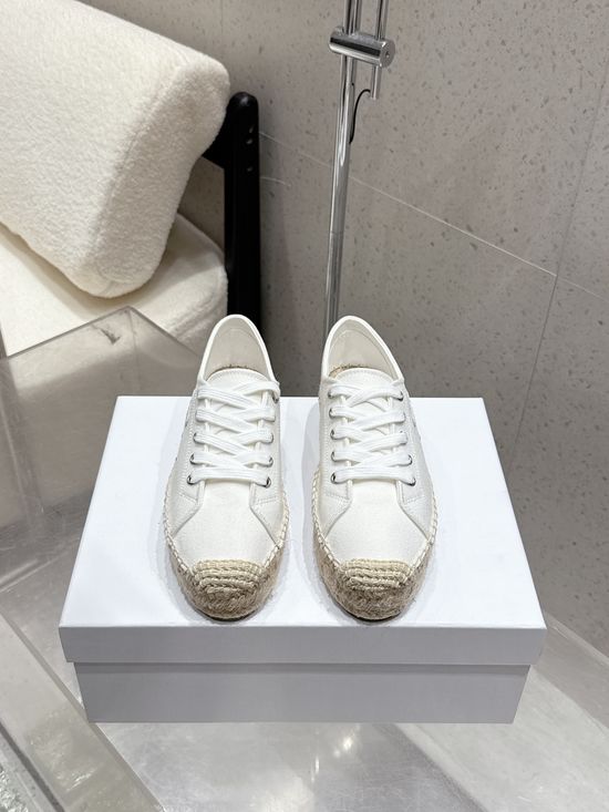 Celine Premium Espadrille Platform Canvas Casual Comfort Shoes
