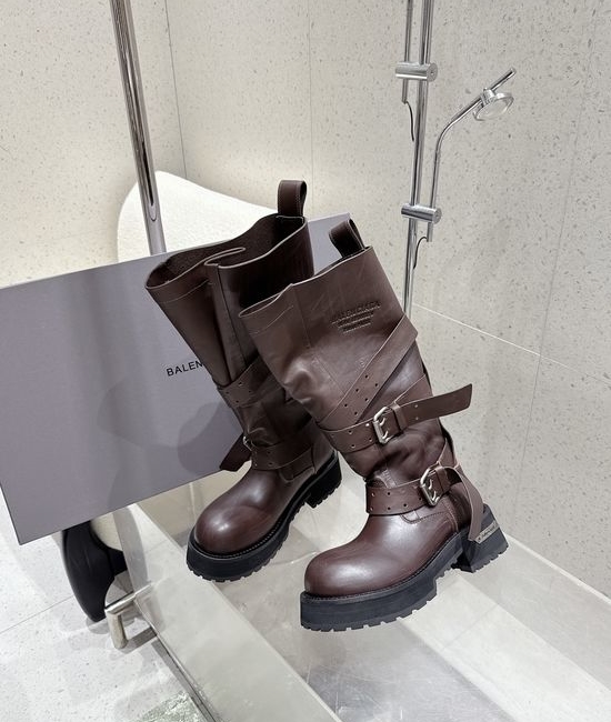 Balenciaga Stylish Non-slip Leather Lined Durable Fashion Ankle Boots