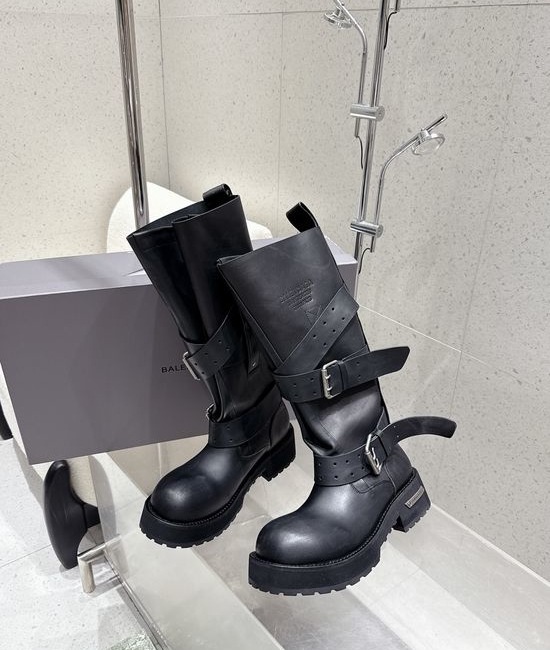 Balenciaga Stylish Non-slip Leather Lined Durable Fashion Ankle Boots