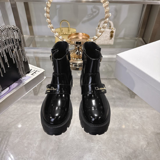 Christian Dior CD Adjustable CD Logo Chelsea Ankle Boots