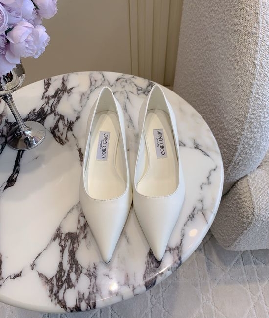 Jimmy Choo Kitten Heel Flat Shoes, Elegant and Comfortable