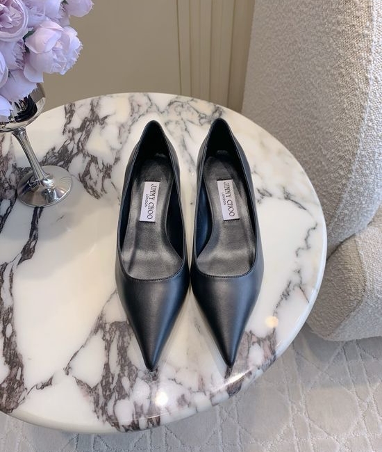 Jimmy Choo Kitten Heel Flat Shoes, Elegant and Comfortable