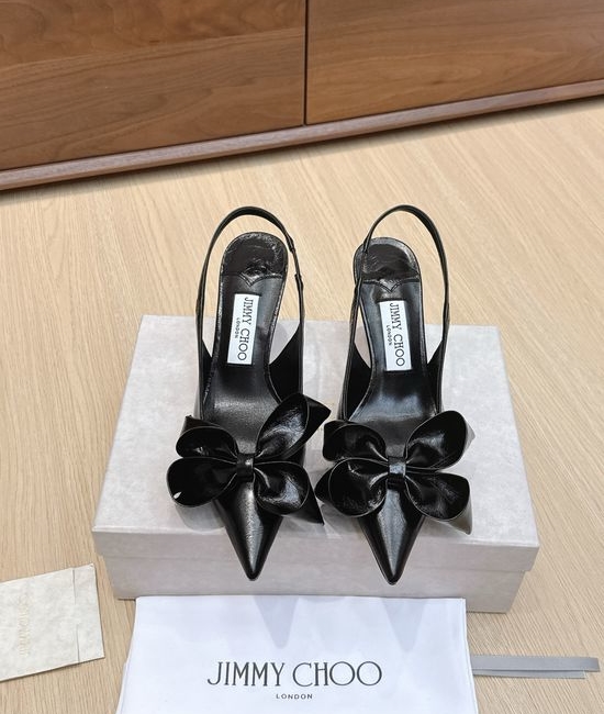 Jimmy Choo Bow Slide Sandals, Retro and Fashionable