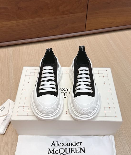 McQueen Classic Canvas Sneakers Lightweight Comfortable Sole