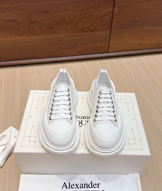 McQueen Classic Canvas Sneakers Lightweight Comfortable Sole