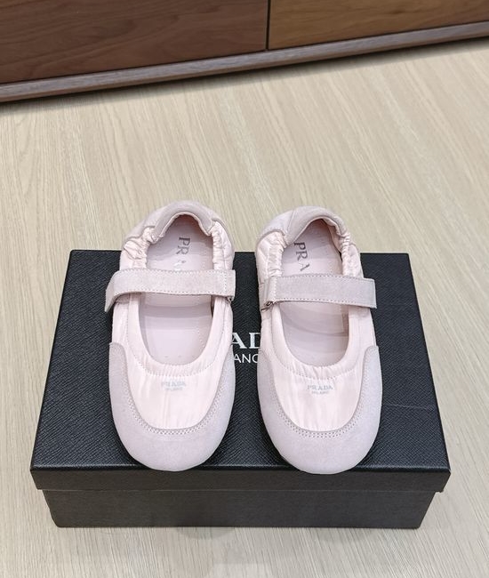Prada Elegant Patchwork Mary Jane Flats