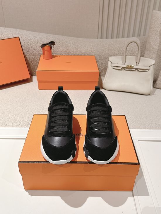 Hermes Chunky Casual Sneakers Soft Sole Breathable Lightweight Daily Footwear