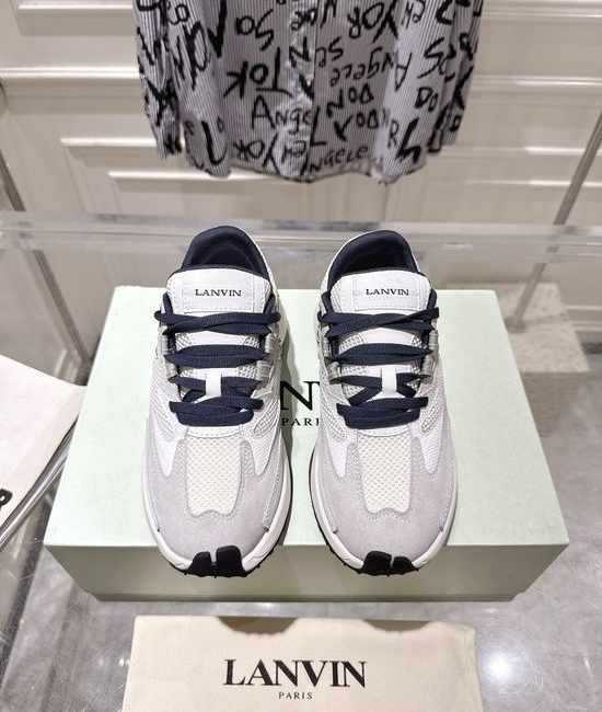 Lanvin Vintage Chunky Casual Sneakers Soft Heel Non-slip Comfortable Shoes